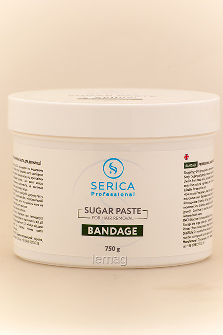 SERICA Матова цукрова паста - Блакитна Бандажна, 750 г, фото 1