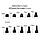 Набір кнопок, 200 шт, 10 видів по 20 штук, Тактильні кнопкові перемикачі, фото 2