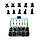 Набір кнопок, 200 шт, 10 видів по 20 штук, Тактильні кнопкові перемикачі, фото 6