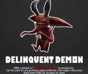 Roblox: Delinquent Demon Back Accessory, фото 1