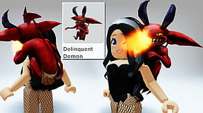 Roblox: Delinquent Demon Back Accessory, фото 4