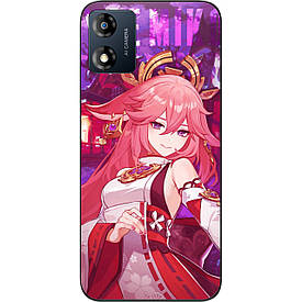 Силіконовий чохол Case для Motorola Moto E13 з картинкою Яе Міко