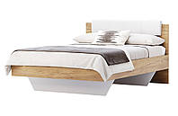 Ліжко Асті MiroMark 160х200 см, Дуб крафт/Білий