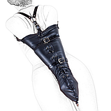 Мішок фіксатор для рук за спиною, арм-бондаж, Обмежувач рук БДСМ, Садо-мазо атрибутика, фото 3