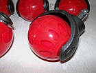 Колеса кулька червона в крісло силіконові 11 мм, фото 6