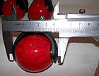 Колеса кулька червона в крісло силіконові 11 мм, фото 7
