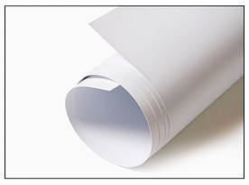 Фотофон, фон для фото предметної зйомки Білий 120×200 см ПВХ (Матовий)