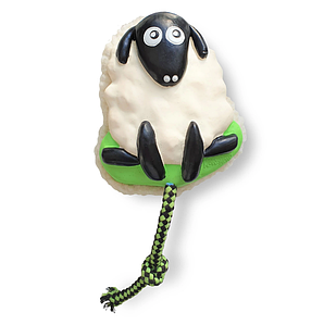 Іграшка для собаки з піщалкою Ягня | Max&Molly Snuggles Toy - Woody the Sheep