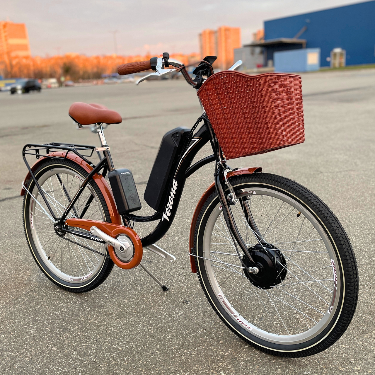 Електровелосипед E-Titan 26" Cross Verona 48В 500Вт 12 Ah/Led дисплей SV900 (велокомп'ютер)