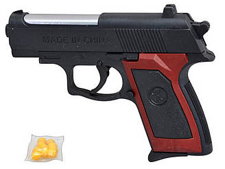 Пістолет дитячий пластиковий 809 з пульками у пакеті