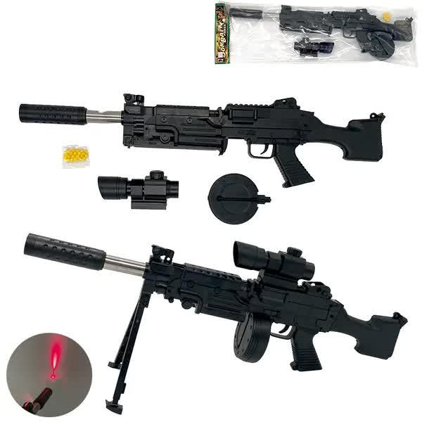 Автомат 338-1 з пульками лазером світиться у пакеті 60,5 см, фото 1