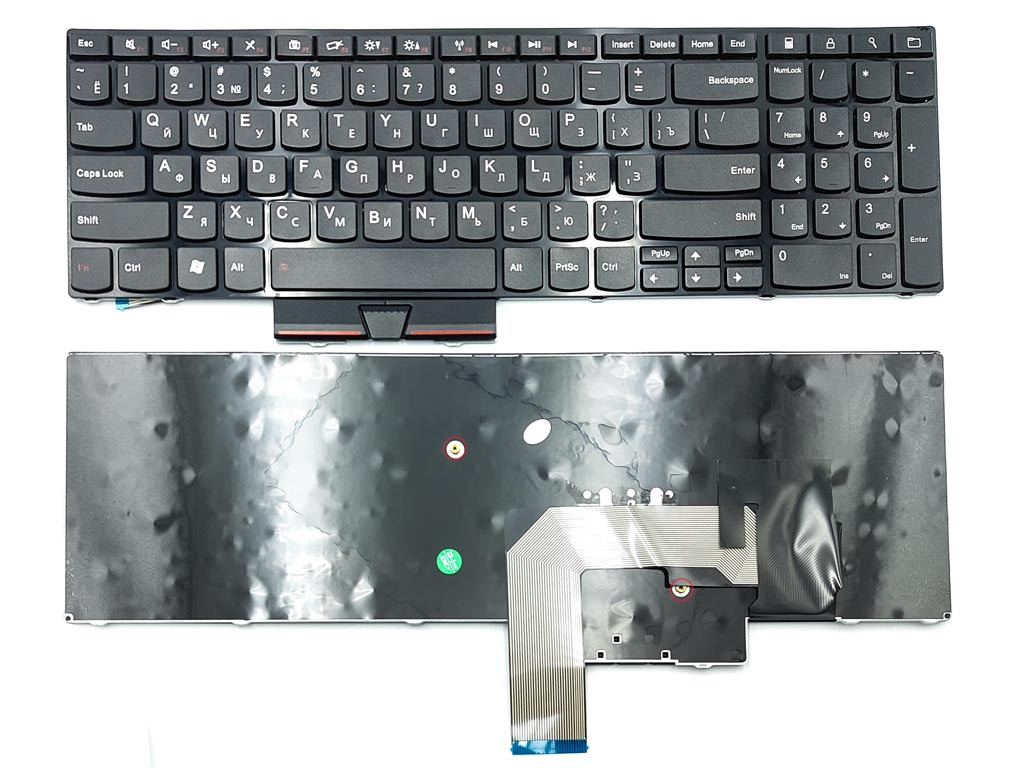 Клавиатура для Lenovo ThinkPad Edge E520, E525 (RU Black)