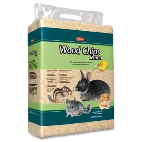 Padovan Wood Chips Lemon Гігієнічний наповнювач з ароматом лимона - 4 кг / 56 л