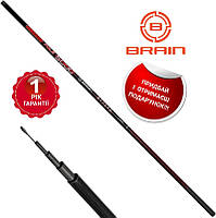 Вудлище махове Brain Classic Strong 6.00m 10-30g. Карбонове. 1 рік гарантії.Подарунок.