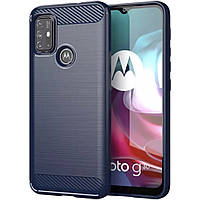 TPU чехол накладка Urban для Motorola Moto G10 / Moto G30 синий