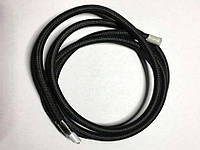 AMP кабель текстильний 2x0.75 black