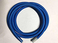 AMP кабель текстильний 2x0.75 blue