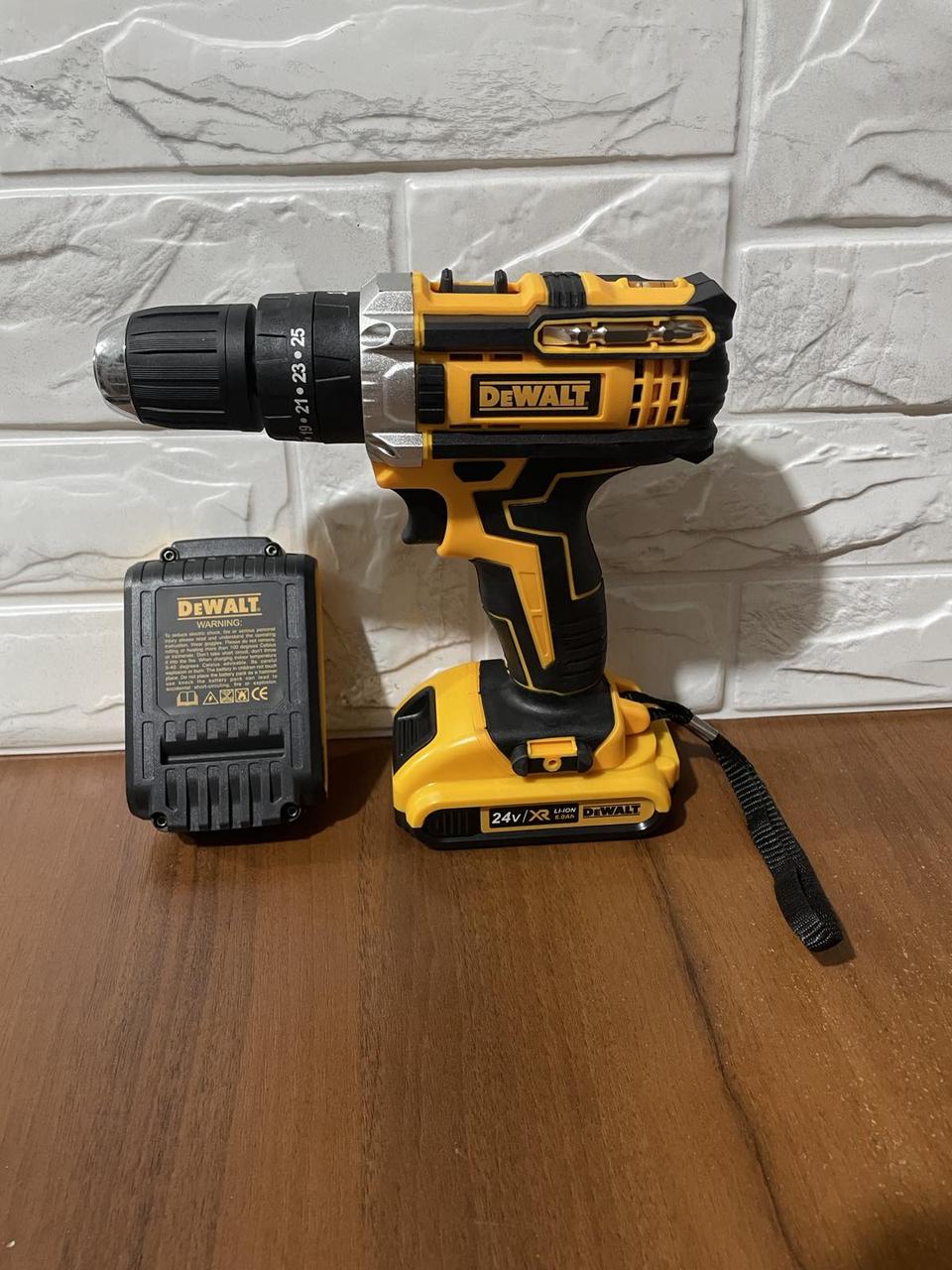 Ударный шуруповерт DeWALT 791DCD 24V 6AH Дрель шуруповерт ударный Деволт - фото 2 - id-p2021935106