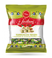 Конфеты Dolgam Liciliani Torroncini Teneri Alle Mandorle e Pistacchi 100g