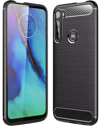 TPU чохол накладка Urban для Motorola One Fusion Plus / чорний, фото 1