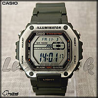 Часы мужские Casio MWD-110H-3A Green Illuminator