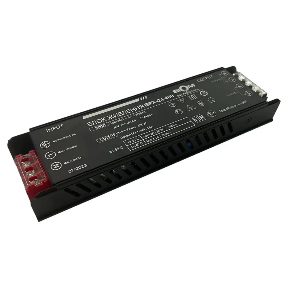 Блок живлення Biom Professional DC24 BPX-24-400W 16.6А