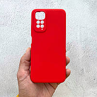 Чехол на Xiaomi Redmi Note 11 Pro Full Silicone Case красный силиконовый (сяоми редми нот 11 про ксяоми ноут)