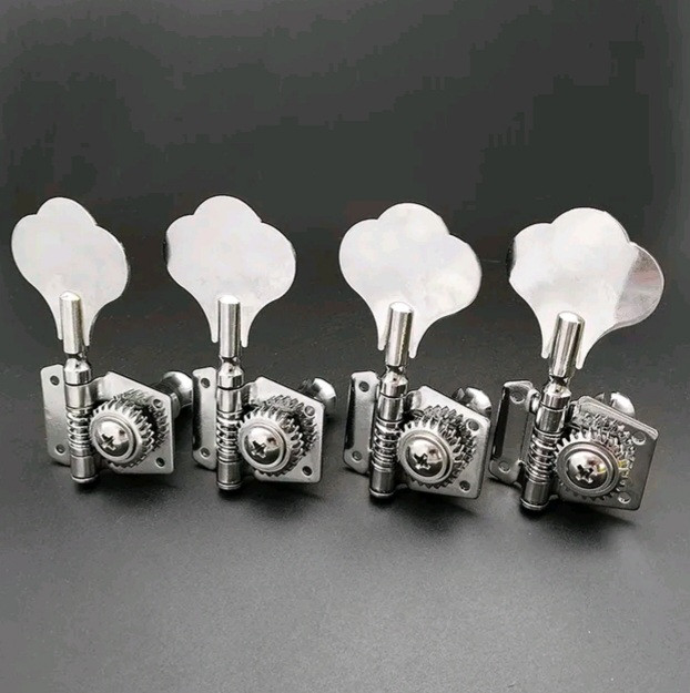 Кілки для бас-гітари бас гітари 4R хромовані, фото 1