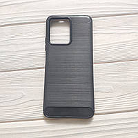 Чохол Carbon для Xiaomi Redmi Note 12 5G Бампер Чорний