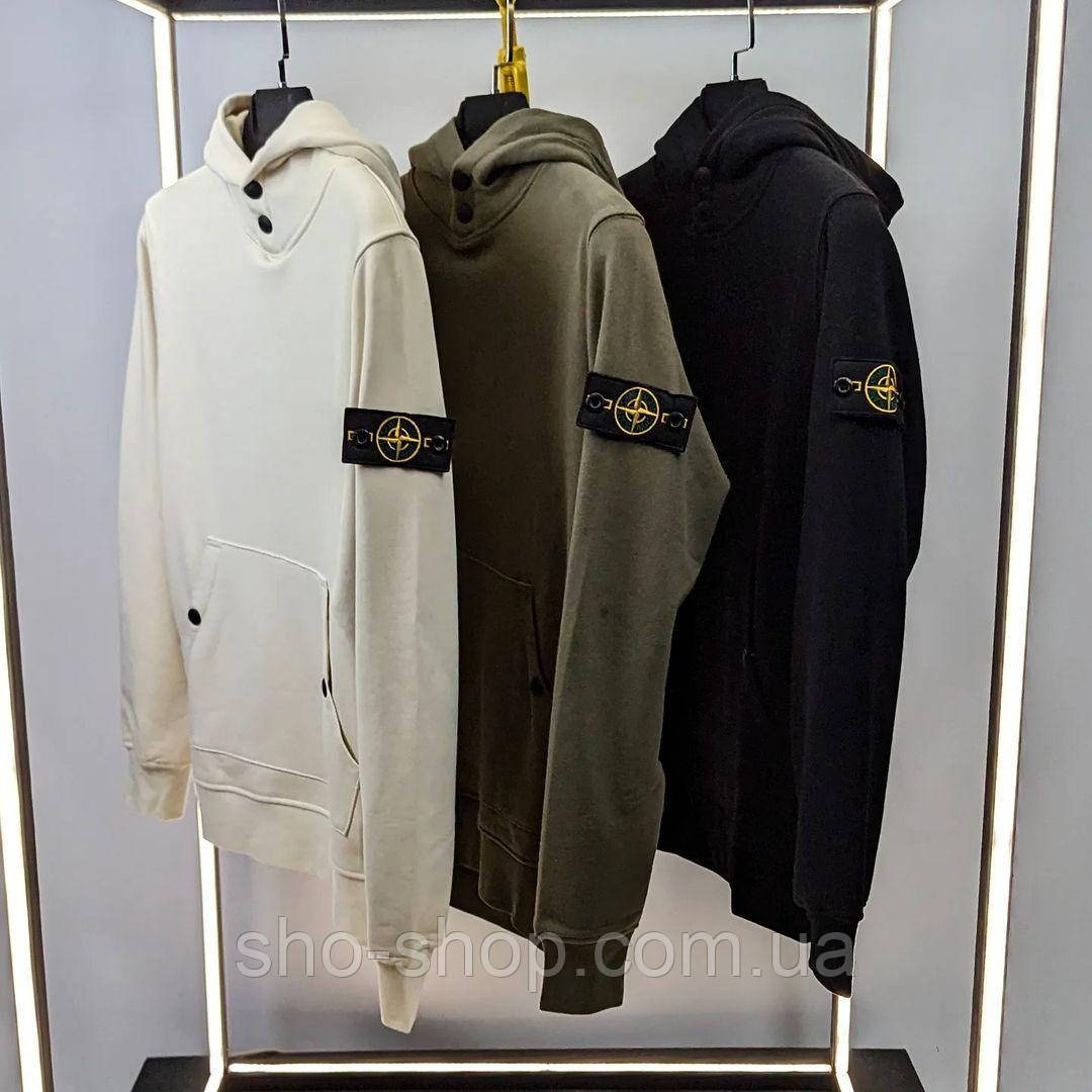 Чоловіче худі Худі Худі Stone Island LUX SwiatSI021 чоловіче толстовка Туреччина, фото 1