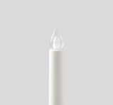 ÄDELLÖVTRÄD Світлодіодна свічка, біла/внутрішня,28 см 705.202.62, фото 2