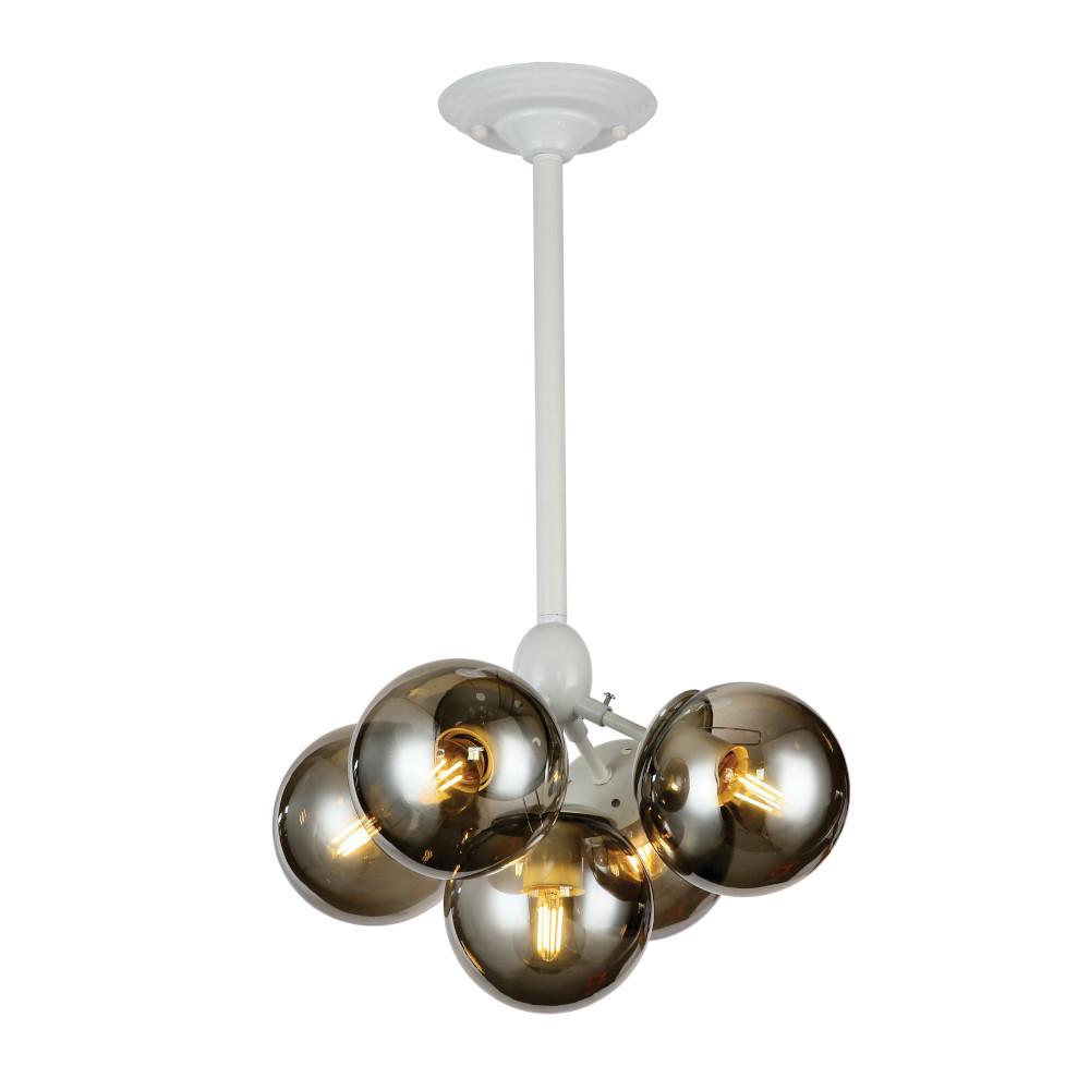 Люстра Levistella 756PL385-5 WH+BK