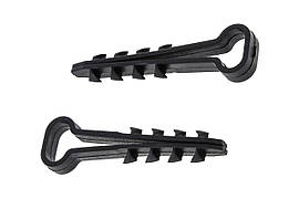 Дюбель-ялинка Apro 10 x 5 мм шліцьова Чорна (100 шт.)