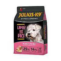 Сухий гіпоалергенний корм для дорослих собак вищої якості Julius-K9 LAMB and RICE Adult З ягням і рисом 12 кг