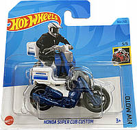 Мотоцикл Хот Вилс 1:64 Honda Super Cub Custom коллекция HW Moto Hot Wheels Mattel HKK33