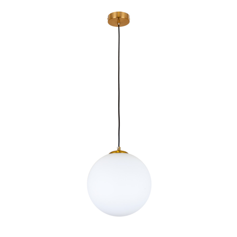 Підвісний світильник LVS 756glass250F-1 BRZ+WH, фото 1