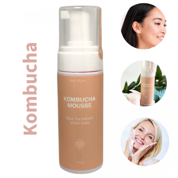 Очищаючий мус для обличчя MODAY Kombucha Cleansing Mousse з екстрактом комбучі 150 мл