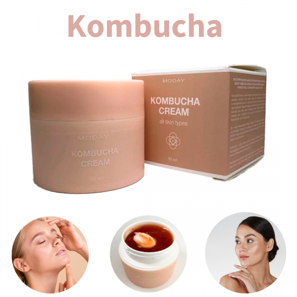 Мультифункціональний двофазний крем для обличчя MODAY Kombucha CREAM 50 мл