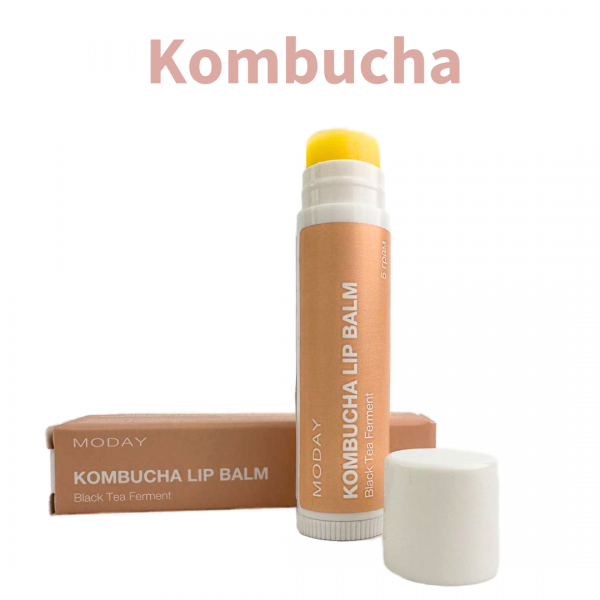 Натуральний бальзам для губ MODAY Kombucha LIP BALM на основі ферментованого чорного чаю та бджолиного воску