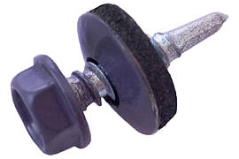 Саморіз покрівельний Apro 4.8 x 19 мм RAL 7024 (50 шт.)