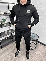Мужской теплый спортивный костюм Armani Exchange H4050 черный S, M, XXL