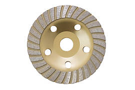 Чашка алмазна Рамболд 125 x 22.2 мм турбо жовта