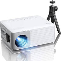 Проектор AKIYO 4K 5000 люмен /HD/1080P/LED-проектор для домашнего кинотеатра с углом обзора 180°, совместимый