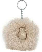 Брелок Kipling Style-It Pompom Monkey Silver Beige Tf Беж. (11x8x7см)