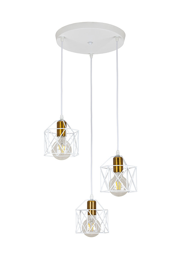 Підвісний світильник Levistella 756PR101F-3 WH+BRZ (300), фото 1