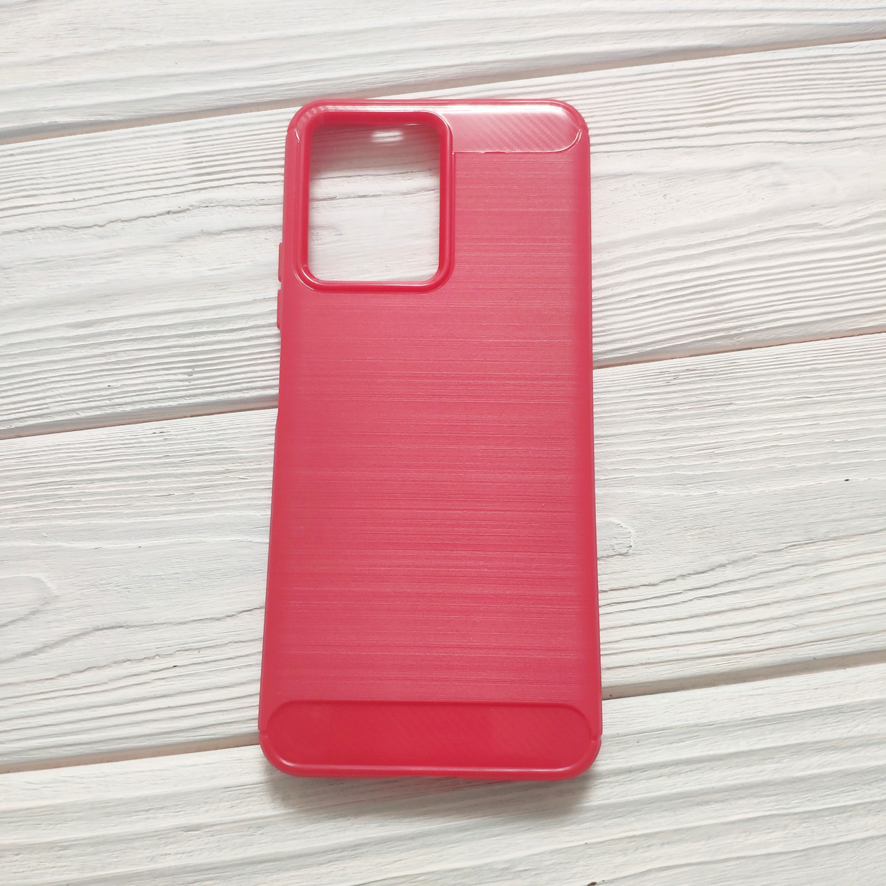 Чохол Carbon для Xiaomi Redmi Note 12 5G Бампер Червоний