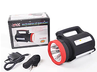 Потужний акумуляторний ліхтар Yajia YJ-2886, 5W+22SMD, USB power bank