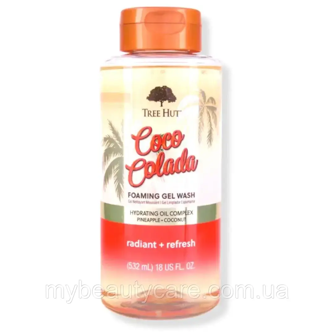 Гель для душа Tree Hut Coco Colada Foaming Gel Wash, 532 мл
