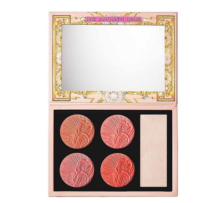 Палетка для обличчя Pat McGrath Divine Blush Glow Cheek Palette Nude Venus (рум'яна, хайлайтер)