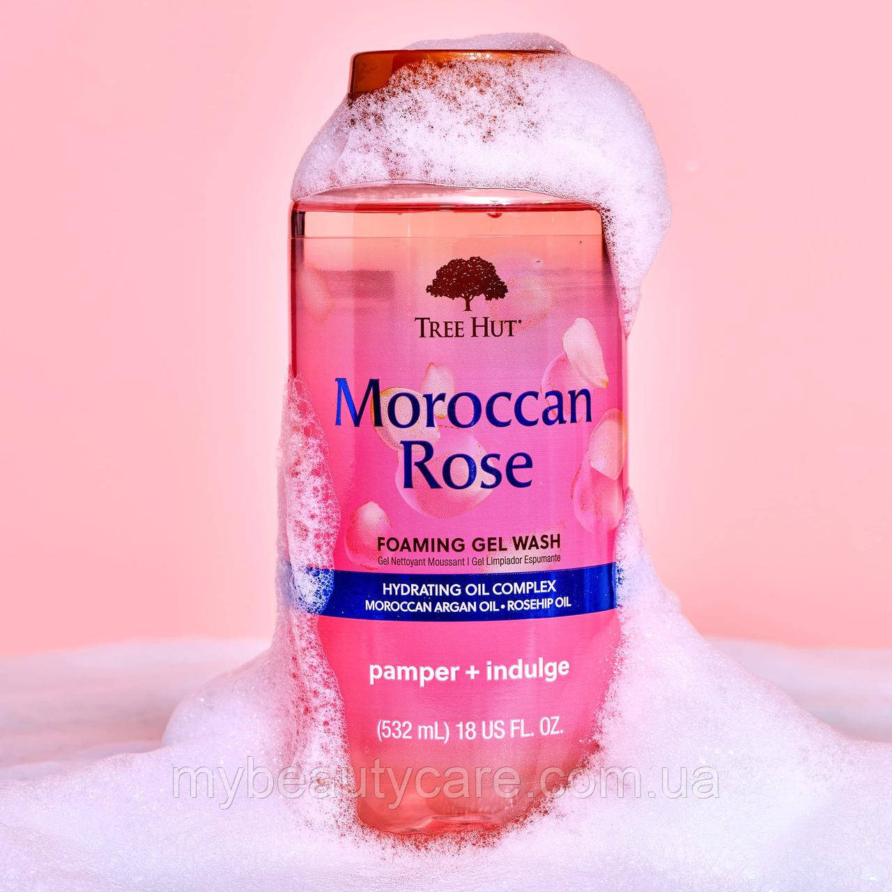 Гель для душа Tree Hut Maroccan Rose Foaming Gel Wash, 532 мл